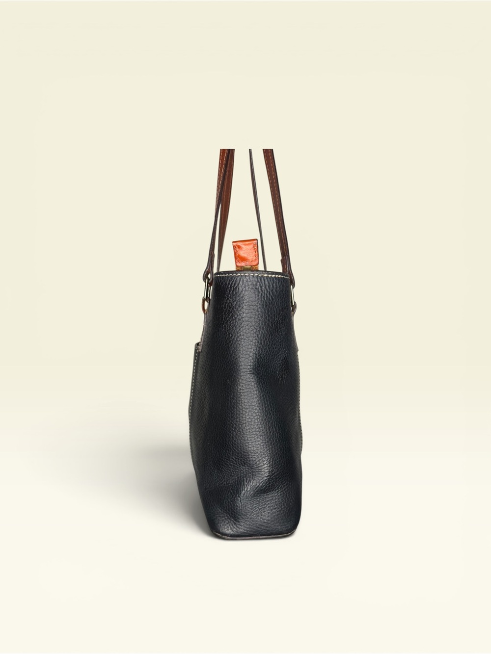Dooney Black Lexington Zip Tote - Picture 4 of 10